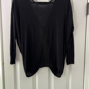 Black Women’s Top - Low Twist Back
